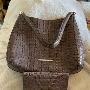 Brahmin purse with matching wallet